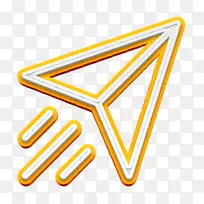 发送图标 线条 三角形-空若网 发送图标 线条 三角形-空若网
