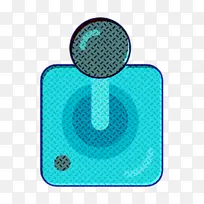 操纵杆图标 科技元素图标 水蓝-空若网 操纵杆图标 科技元素图标 水蓝-空若网