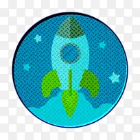 火箭图标 商业战略图标 水蓝-空若网 火箭图标 商业战略图标 水蓝-空若网