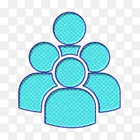 团体图标 绿松石 水蓝-空若网 团体图标 绿松石 水蓝-空若网