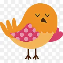 卡通 橙色 粉色-空若网 卡通 橙色 粉色-空若网