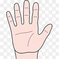 手指 手 线条-空若网 手指 手 线条-空若网