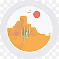 橙色 黄色 圆形-空若网 橙色 黄色 圆形-空若网