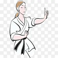 武术制服 线条艺术 手指-空若网 武术制服 线条艺术 手指-空若网