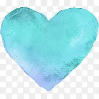 水绿色 心形 绿松石色-空若网 水绿色 心形 绿松石色-空若网