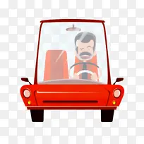 红色 卡通 汽车-空若网 红色 卡通 汽车-空若网