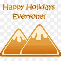 姜饼 圣诞饰品 三角形-空若网 姜饼 圣诞饰品 三角形-空若网