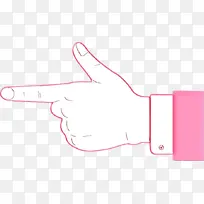 手指 粉色 手-空若网 手指 粉色 手-空若网