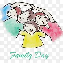 家庭日 快乐家庭日 家庭-空若网 家庭日 快乐家庭日 家庭-空若网