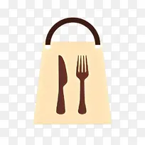 叉子 餐具 棕色-空若网 叉子 餐具 棕色-空若网