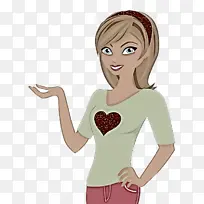 卡通 手指 金发-空若网 卡通 手指 金发-空若网