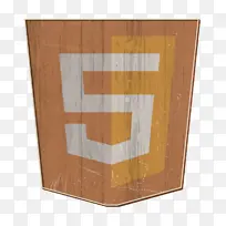 标识图标 橙色 木材-空若网 标识图标 橙色 木材-空若网