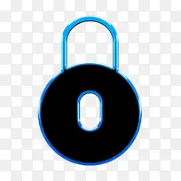 锁图标 基本编辑图标 蓝色-空若网 锁图标 基本编辑图标 蓝色-空若网