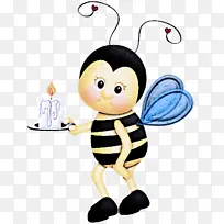 蜜蜂 卡通 膜状昆虫-空若网 蜜蜂 卡通 膜状昆虫-空若网