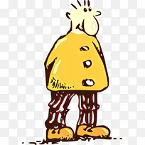 卡通 黄色 垃圾食品-空若网 卡通 黄色 垃圾食品-空若网