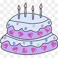 蛋糕 生日蜡烛 粉色-空若网 蛋糕 生日蜡烛 粉色-空若网