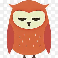 猫头鹰 卡通 橙色-空若网 猫头鹰 卡通 橙色-空若网