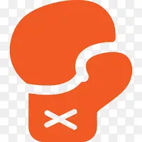 拳击手套 拳击日 橙色-空若网 拳击手套 拳击日 橙色-空若网