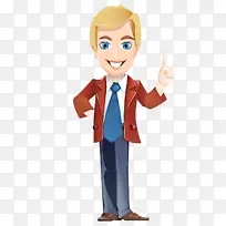 卡通 站立 手指-空若网 卡通 站立 手指-空若网