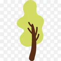 卡通树 抽象树 绿色-空若网 卡通树 抽象树 绿色-空若网
