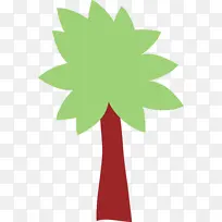 卡通树 抽象树 水彩-空若网 卡通树 抽象树 水彩-空若网