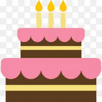 蛋糕 粉色 生日蜡烛-空若网 蛋糕 粉色 生日蜡烛-空若网