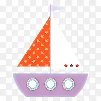 橙色 帆船 帆-空若网 橙色 帆船 帆-空若网