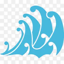 水波 水彩画 油漆-空若网 水波 水彩画 油漆-空若网