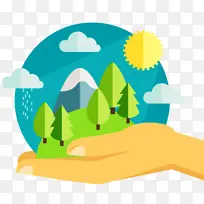 绿色 草 山-空若网 绿色 草 山-空若网