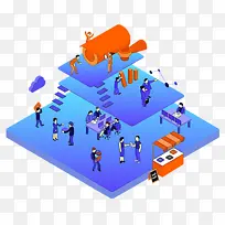 技术 电子蓝 图表-空若网 技术 电子蓝 图表-空若网