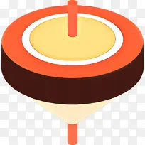 顶部 橙色 圆形-空若网 顶部 橙色 圆形-空若网