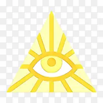 黄色 三角形 锥形-空若网 黄色 三角形 锥形-空若网