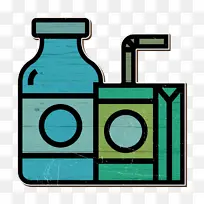 健身图标 饮料图标 水绿色-空若网 健身图标 饮料图标 水绿色-空若网