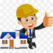 卡通 建筑工人 手指-空若网 卡通 建筑工人 手指-空若网