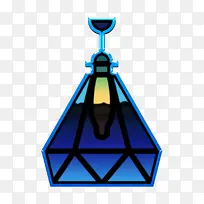 吸顶灯图标 家居装饰图标 蓝色-空若网 吸顶灯图标 家居装饰图标 蓝色-空若网