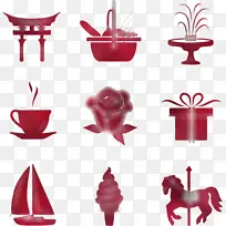 生日蜡烛 洋红 烛台-空若网 生日蜡烛 洋红 烛台-空若网