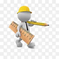 卡通 建筑工人 包裹递送-空若网 卡通 建筑工人 包裹递送-空若网