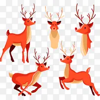 驯鹿 鹿 动物形象-空若网 驯鹿 鹿 动物形象-空若网