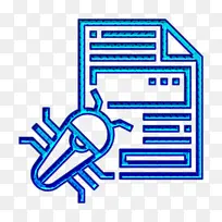 病毒图标 编程图标 线条-空若网 病毒图标 编程图标 线条-空若网