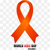 世界艾滋病日 橙色 红色-空若网 世界艾滋病日 橙色 红色-空若网