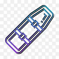 脊柱板图标 救援图标 电蓝-空若网 脊柱板图标 救援图标 电蓝-空若网