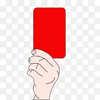 处罚卡 红色 手指-空若网 处罚卡 红色 手指-空若网