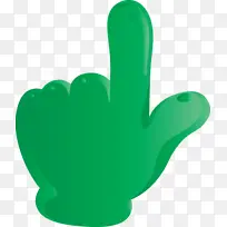 向上箭头 手指 手-空若网 向上箭头 手指 手-空若网