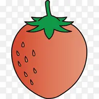 草莓 水果 叶子-空若网 草莓 水果 叶子-空若网