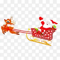 圣诞老人 雪橇 汽车-空若网 圣诞老人 雪橇 汽车-空若网
