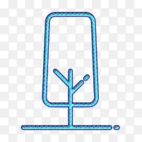 自然图标 树图标 线条-空若网 自然图标 树图标 线条-空若网