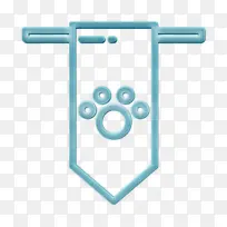 户外露营图标 旗帜图标 绿松石色-空若网 户外露营图标 旗帜图标 绿松石色-空若网