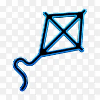 夏令营图标 风筝图标 蓝色-空若网 夏令营图标 风筝图标 蓝色-空若网