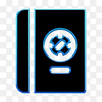 夏令营图标 书籍图标 电蓝-空若网 夏令营图标 书籍图标 电蓝-空若网