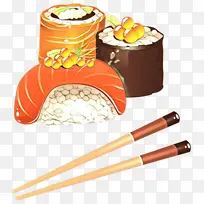 寿司 筷子 食物-空若网 寿司 筷子 食物-空若网